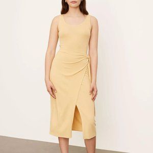 VINCE Scoop Neck Camisole Wrap Dress-NEW